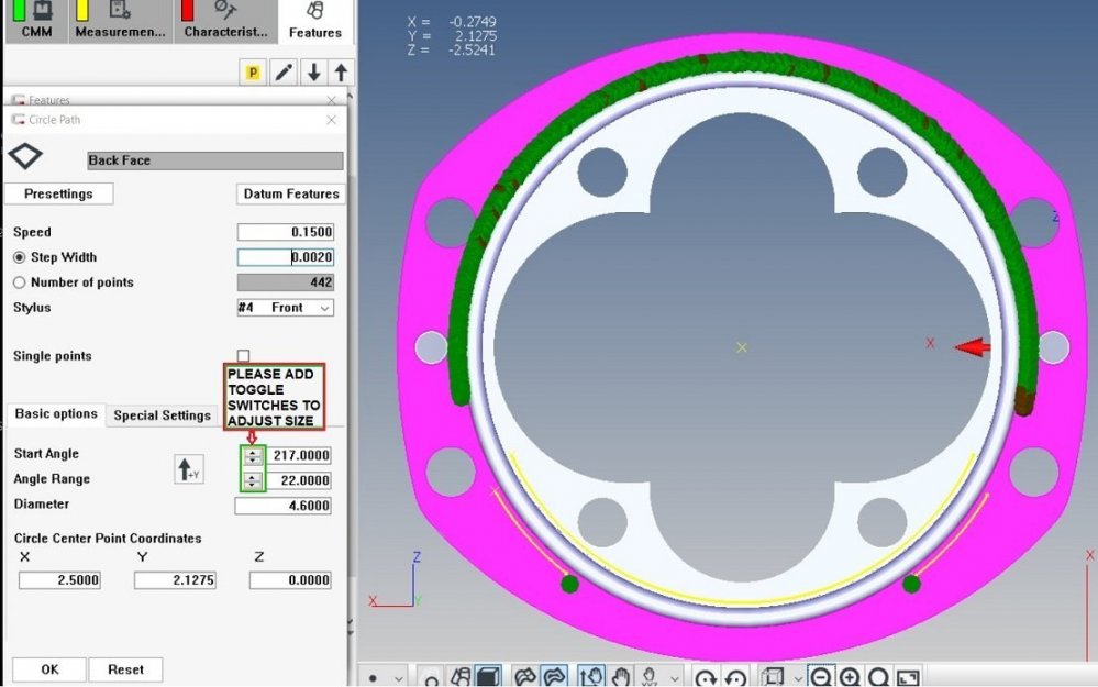 Toggle button for rotation and start angle and angle range Calypso.jpg